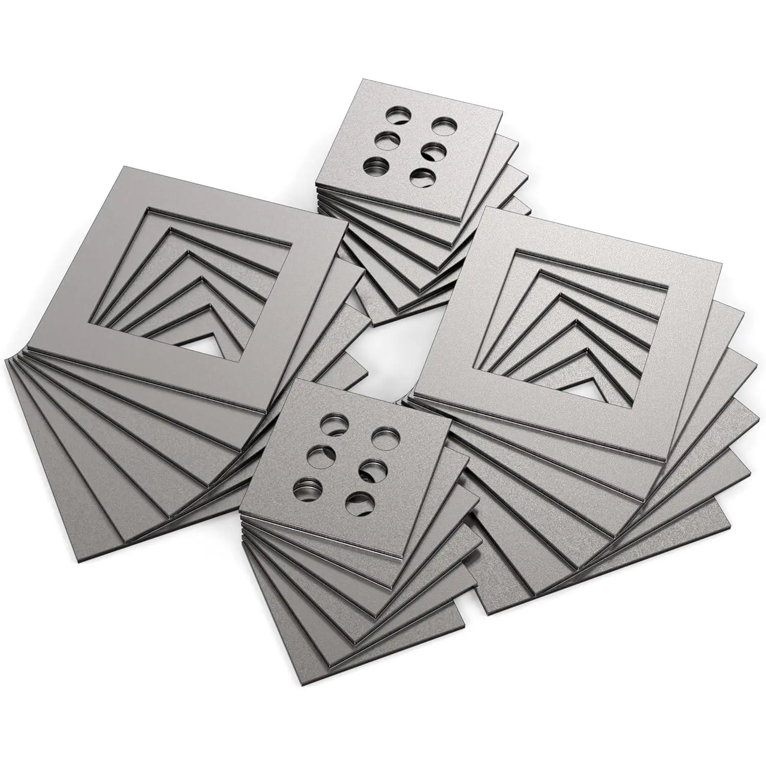24-Piece Low Carbon Steel Welding Practice Plates Kit for Beginner Welders, 17 Gauge Sheet Metal Coupons with Laser Cut Edges & Smooth Seams, Unmatched Edge Smoothness Practice Welding Training Tool