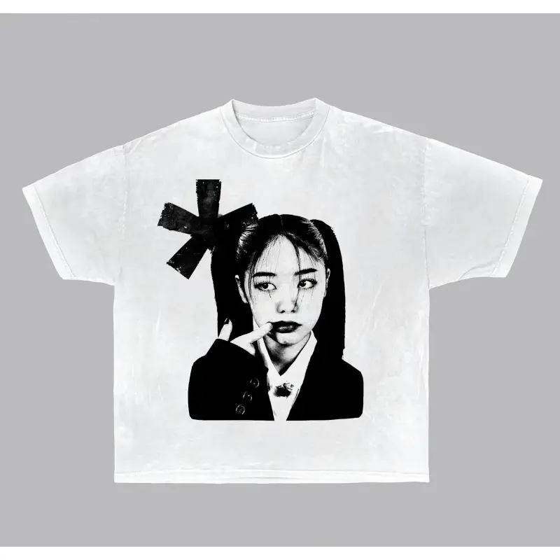 Attitude Tee, graphic, men, women, unisex, y2k, fashion, streetwear, 100% cotton, screen print, crew neck, short sleeve, t-shirt Clothing Fitted