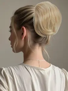 6 Inch Short Straight Ponytail Extension, Natural Fluffy Hair Piece, Synthetic Hair Extensions for Women & Girls