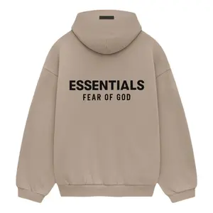 Fear of God Essentials Fleece Hoodie II 'Desert Sand' 192HO246257F Fear of God Essentials Fleece Hoodie II 'Desert Sand' 192HO246257F
