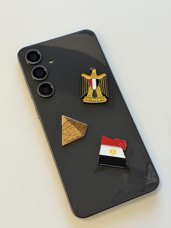 Egypt  Metal Phone Sticker | Egyptian Flag Aesthetic Accessory | Phone & Laptop Decor ip17promax case ip17promax case ip17 phone case ip16promax phone case