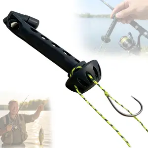 Magnetic Fly Tying Tool and Holder, Knot Assist for Threading Hooks, Fishing Accessory for Small Flies & Tippet, Easy Rigging on Water