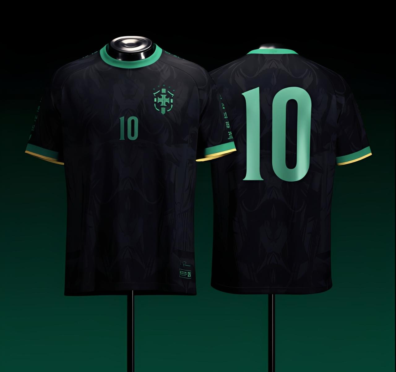 2026 Brazil Heritage The Prince Black Color Soccer Jersey, Unisex Soccer Jersey For Couple Matching, Vintage Streetwear Soccer Jersey, Perfect Gifts, Sports Top, Gym Athletic Clothes