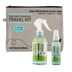 Best Bee Brothers Mosquito Spray Plant-Based Bug Repellent Kit for Outdoor Use (4 pcs)
