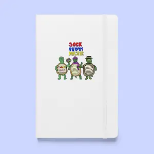 Sock Puppet Master Turtle Trio Hardcover Bound Notebook