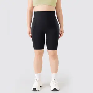 [Size up recommended] Viconow Women‘s Tummy Control  Yoga Shorts with Pockets - High Waist Bike Shorts for Workout