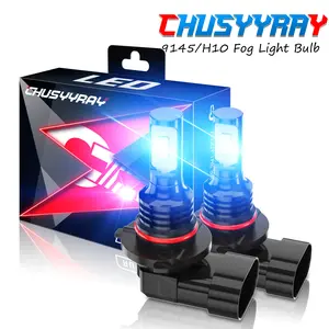 LED Headlight Kit 9045 8000K Blue Bulbs Fog Lights for Chevy Colorado 2004-2012