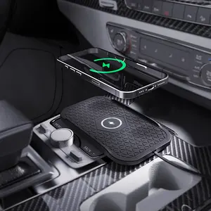 Automotive Silicone Wireless Charger, Fast Wireless Charging Pad, Anti Slip Cordless Charger Pad, Universal Compatibility, Supports Wireless Android Phones, Suitable For iPhone 17-12 Series, Samsung S24 Ultra/S23 Ultra/S22 Ultra