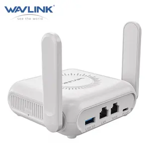 WAVLINK AX3000 Travel Router Portable WiFi 6 Router with Gigabit Ethernet, WireGuard/OpenVPN, Pocket-Sized for Business Travel, Secure Hotspot for Hotel/Cruise Ship/RV/Airplane