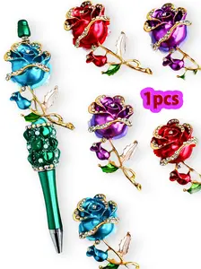1pcs  Creative Rose Bouquet Charm, DIY Gift for Craft Pens, Phone Chains, Keychains, Indoor Decor, Car Accessories, All Seasons