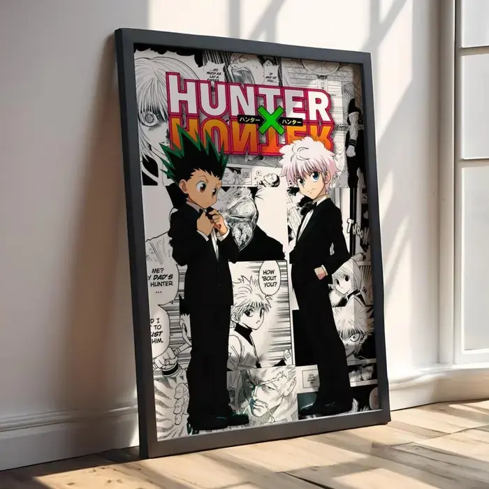 Hunter x Hunter Anime Poster - Hxh Gon Killua Poster - Hxh Poster - Hxh Anime Poster