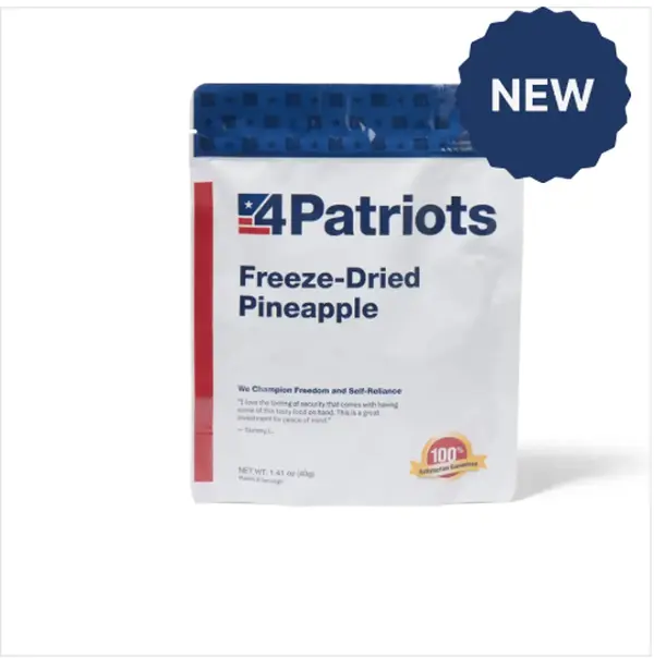 Freeze-Dried Pineapple Pouch