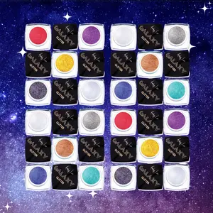 Loose Pigment Glitters - Cosmetic Eyeshadow Glitters for Bold and Bright Look