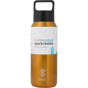 Carbonated Sports Bottle- Leak Proof 20 oz| 600 ML Gold