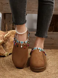 Women's Comfortable Quilted Slippers, All-Season Fashion Design, Perfect Gift for Her, Daily Wear Shoes, Stylish Footwear