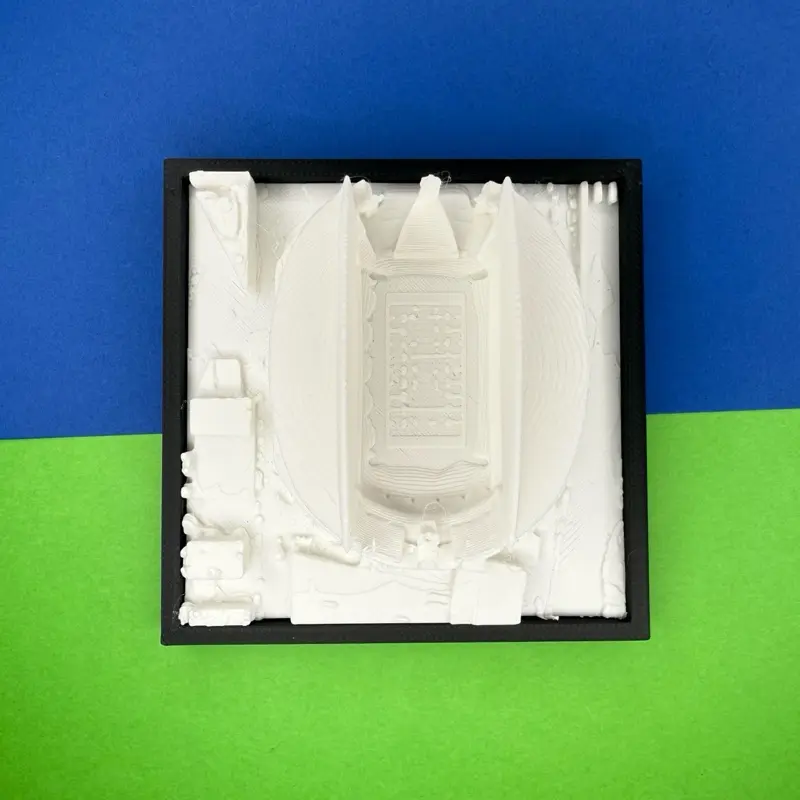 NFL Stadium Miniatures – Seahawks Lumen Field | 3”×3” 3D Printed Collectibles
