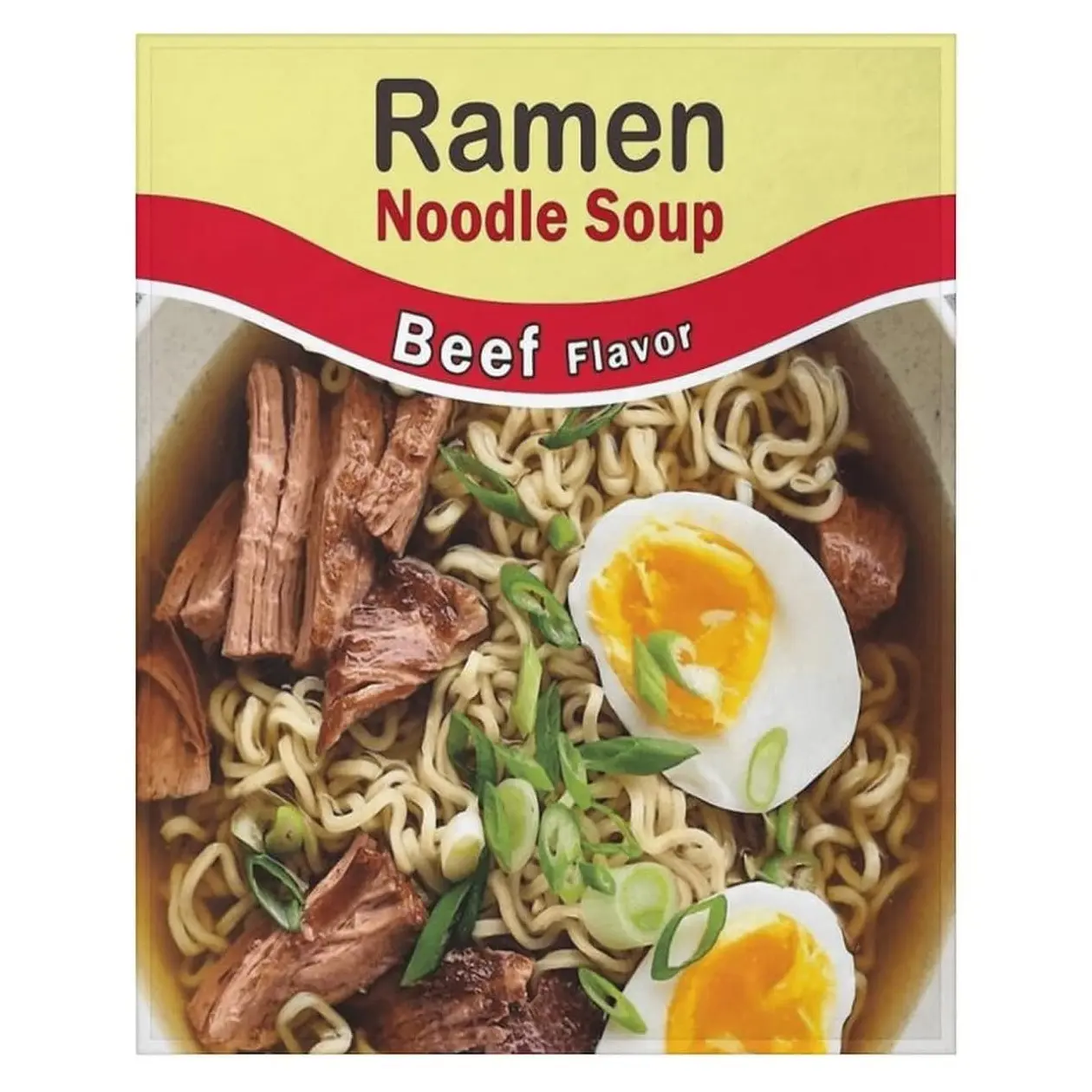 Instant Ramen Noodle Soup Beef Flavor Throw Blanket Fuzzy Plush Fleece Funny Food Blankets Soft Cozy Microfiber Flannel Travel Blanket for Couch Bed All Season Home Decor