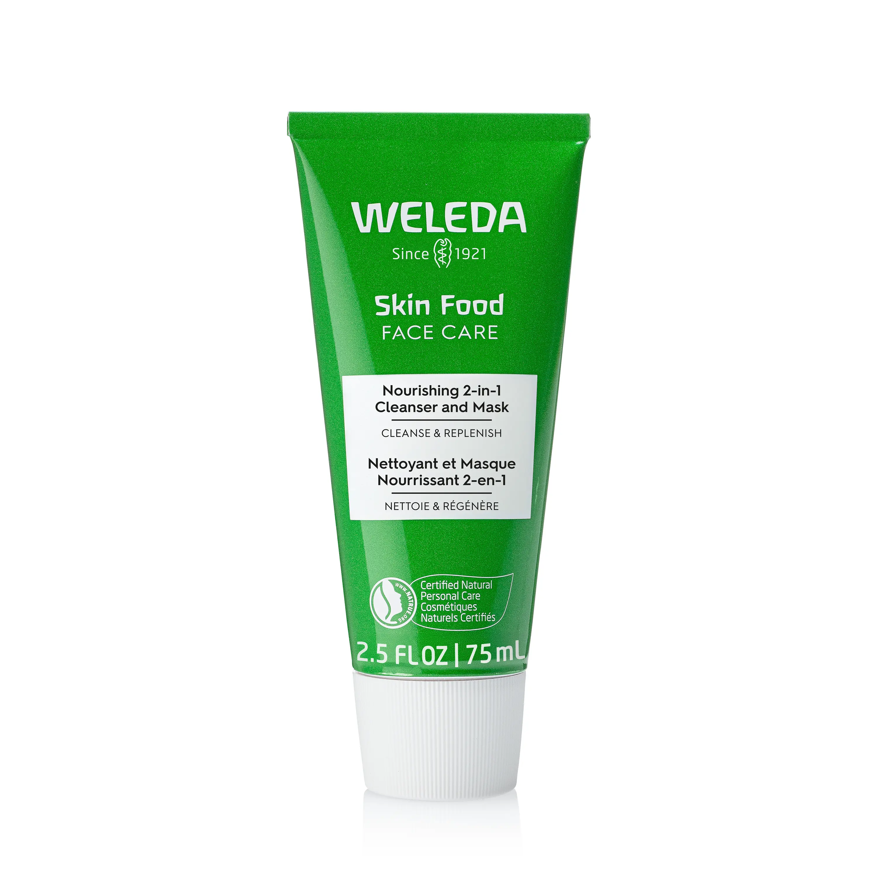 Weleda Skin Food Face Care Nourishing 2-in-1 Cleanser & Mask - Milky Cleansing Balm and Mask for a Gentle Cleanse