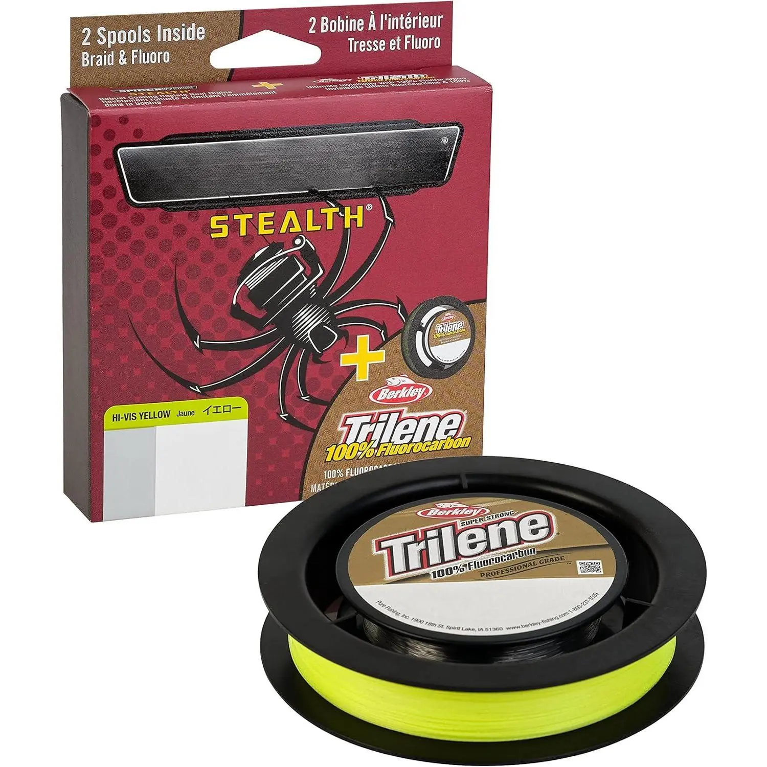 Stealth Trilene Fluorocarbon Dual - 125yds