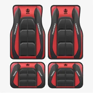 Car Front & Rear Floor Mat, Car Interior Anti-slip Floor Mat, Universal Car Decor Accessories for Sedan, Hatchback, SUV, Truck, Floor Mats for Car, Car Accessory