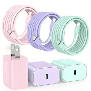 iPhone 17/16 Fast Charging Adapter Set, includes a 20W USB-C power adapter  paired with a 10-foot Type-C charging cable, compatible for iPhone 17 Pro Max,  iPad Pro, Air, and AirPodsorfor SamsungUltra/S23/S23+/S22/S22+/S21 Ultra/S20/S10+ kit