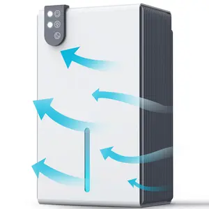 Dehumidifier for Large Rooms or Basements, (for 4500 sq. ft.) Dehumidifier with Water Tank, Automatic and Manual Drainage, Intelligent Humidity Control, Automatic Defrost, Dry Clothes Function