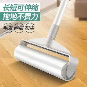 Extra Large Lint Roller with Extendable Handle Reusable Washable Refills for Home and Car Clothes Furniture Pet Hair Removal