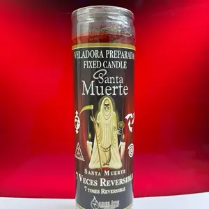 Seven times reversible//siete veces reversible /Santa, muerte ——vela, preparada