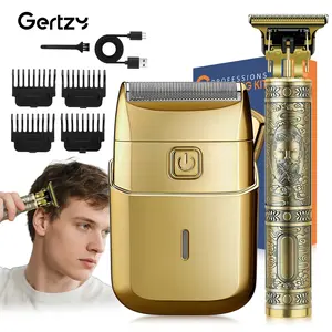 Professional Men's Hair Clipper & Beard Trimmer Kit, Rechargeable Hair Trimmer with Accessories, Hair & Beard Trimmer for Men, Great for Travel