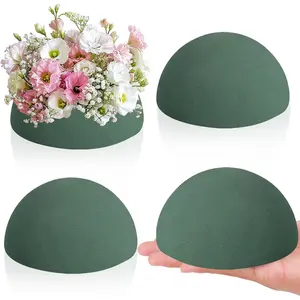 Floral  Round, 4 Pack Floral Dry  Half Ball for Artificial  Floral Arrangement and Wedding and Garden Decorations(5.51x2.76inch)