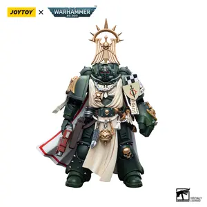 Joytoy 1/18 Realistic Multi-Jointed PVC Action Figure Set - Detailed Dark Angels Master with Power Fist, LED Eye, JT7691 Figures Combo, Birthday Gift for Toys & Hobbies Enthusiasts,summervibes