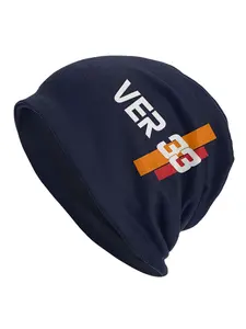 1 Piece Max Verstappen 33 Stripes Bonnet Homme Fashion Thin Hat Skullies Beanies Caps For Men Women Creative Fabric Hats