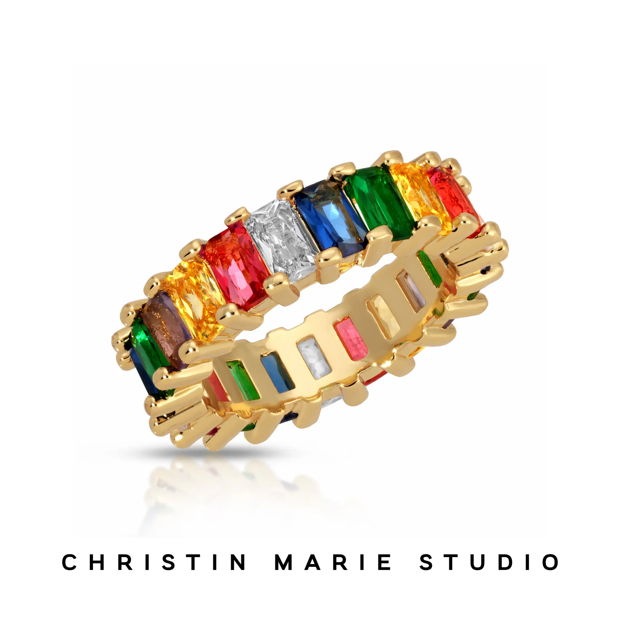Gold Baguette Ring
