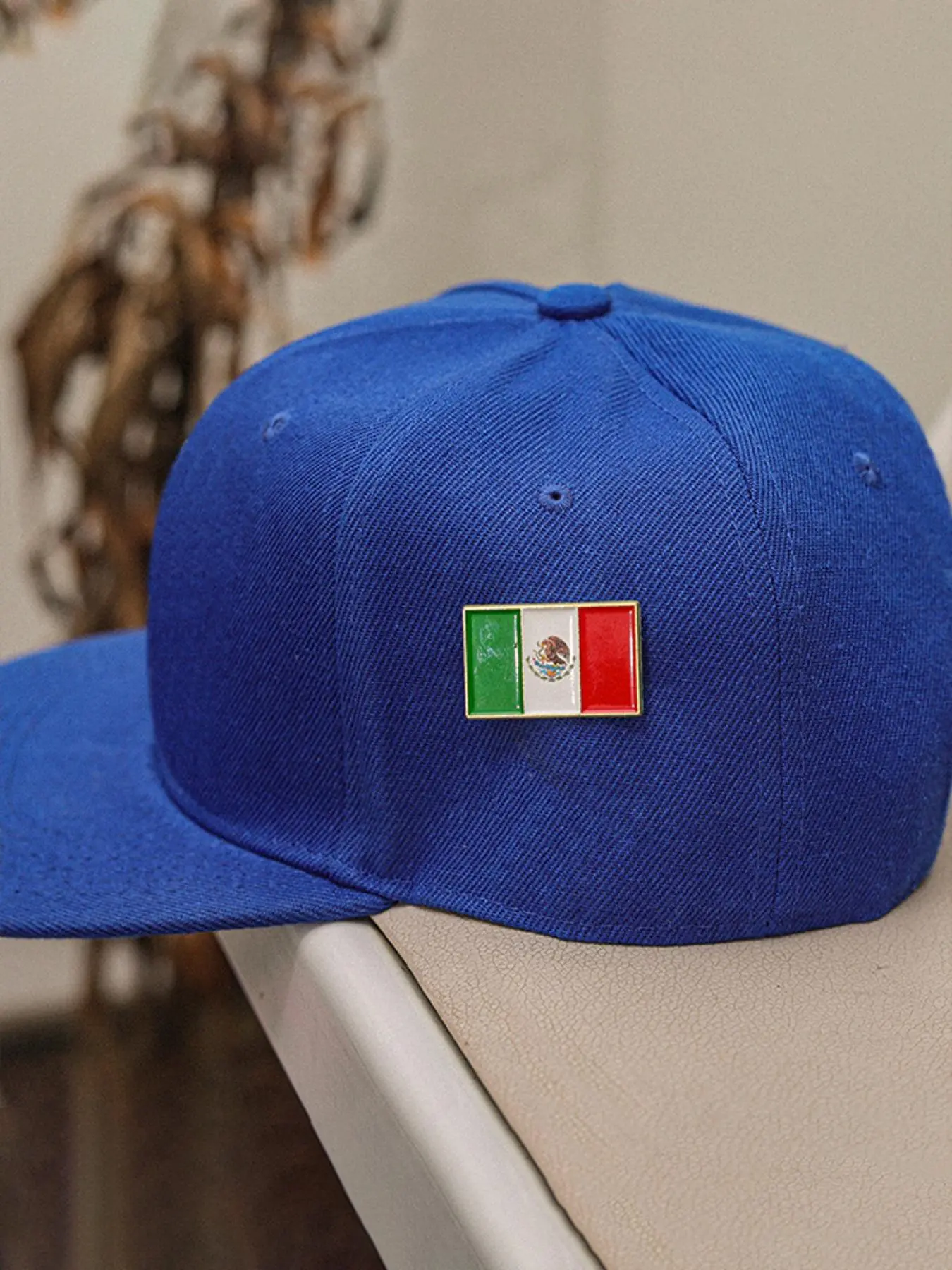 Mexico Flag Design Brooch, Lapel Brooch, Fashionable Hat Pin for Women & Men, Vintage Hat Decoration for Daily Wear, Trendy All-match & Exquisite Hat Accessories for Birthday Gift, Hat Clip, Alloy Brooch Pin, Lapel Pins