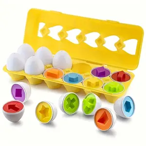 Shape Matching And Color Recognition with Easter Eggs for Infants And Toddlers