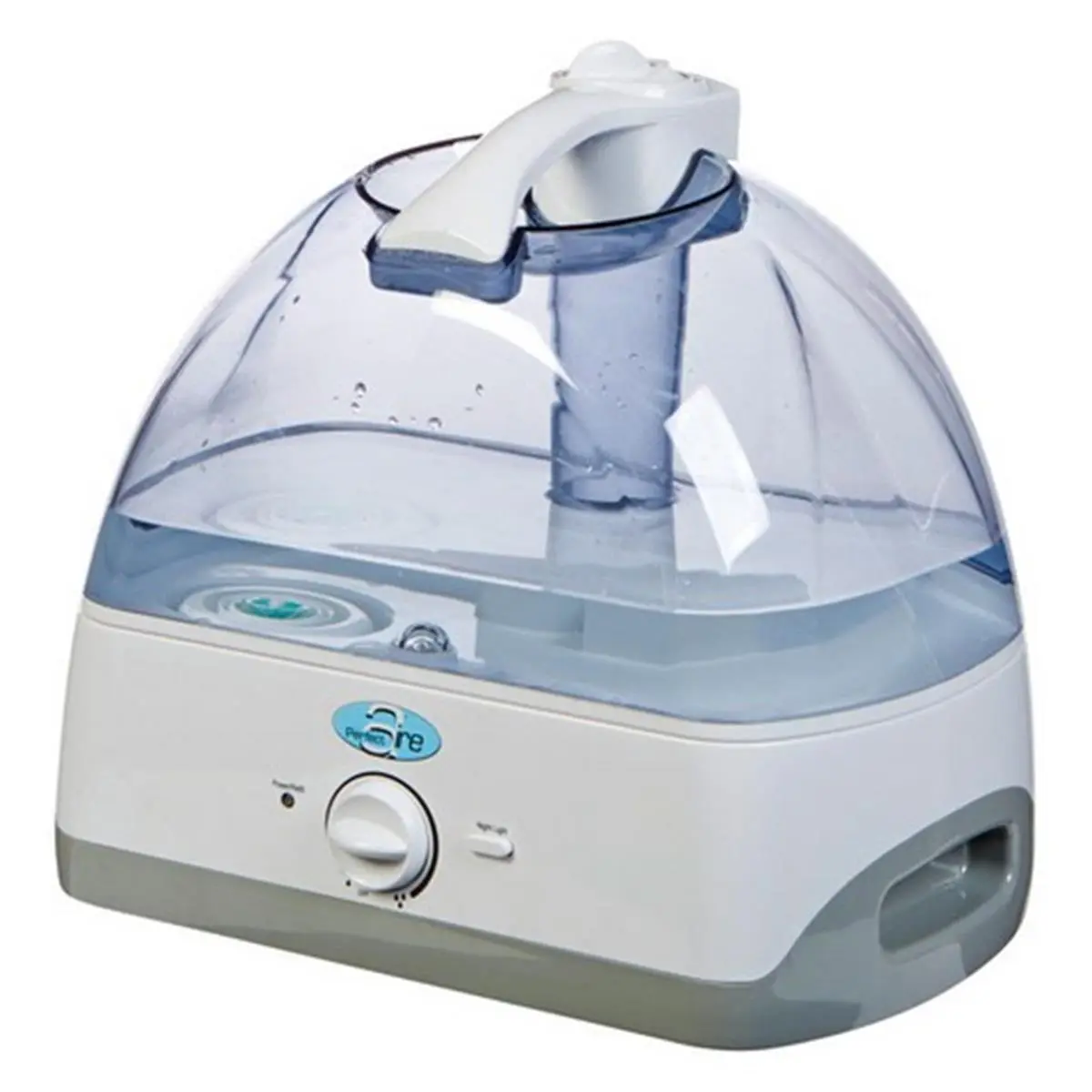 Perfect Aire PAU13 Compact Mini Tabletop Ultrasonic Fine Mist Humidifier - 1.3 Gal Capacity, 120V Plug, 12 Hr Runtime, 12.5x7.5x11 in, Sleep Aid, Automatic Shutdown, for Home Use, Compact Mini Humidifier