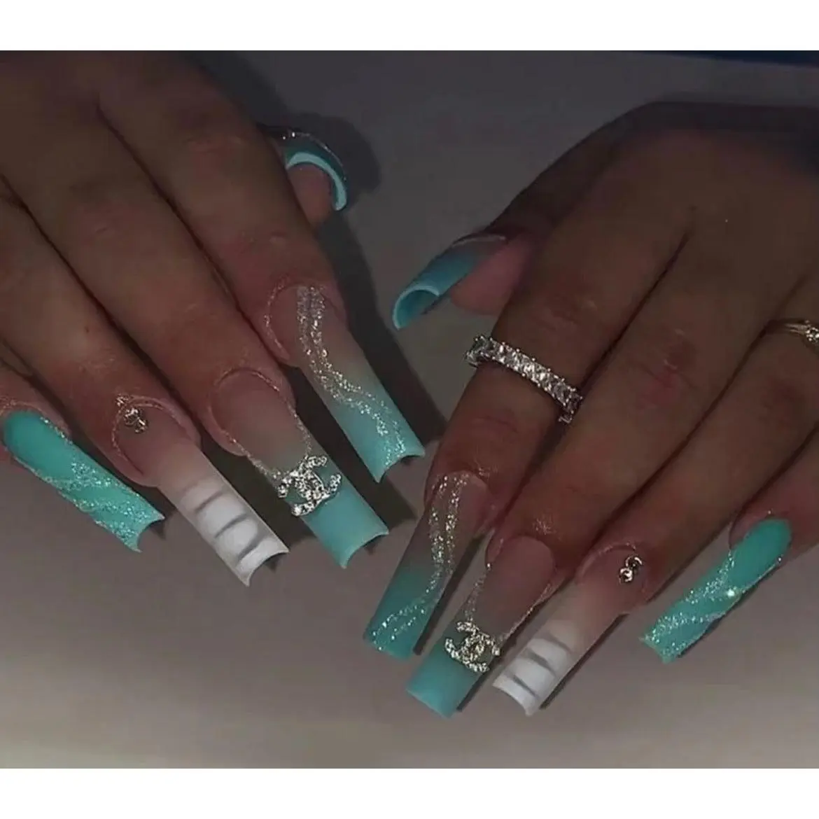 Channel Acrylic press on nails Channel Acrylic press on nails