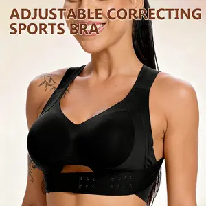 【Postural correction】 Seamless Breathable Back-Aligning Sports Bra for Women, Ultra-Soft Stretch Fabric, Ideal for Fitness Workouts, Yoga Sessions and Everyday Posture Support