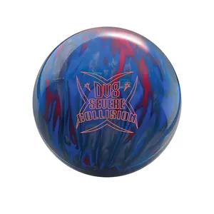 DV8 Severe Collision Bowling Ball - Smoke/Red/Blue