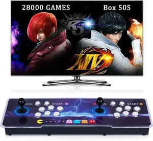 90s Arcade Game Console - 25,000 Arcade Games, 2-4 Players, 1280x720, Hdmi, Usb Cable Included, 360-Degree Universal Joystick - Device All-In-One Console