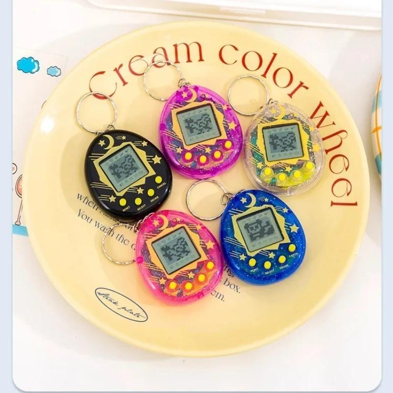 Cute Tamagotchi Simulation Game Console Shaped Bag Pendant Car Keychain Pendant Decorative Accessory