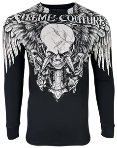 Xtreme Couture by Affliction Men's Graphic Thermal Shirt, Menswear Dagger Top