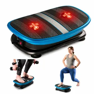 Lifepro Heated Vibration Plate Exercise Machine | Full Body Workout Platform w/ Voice Control & Remote