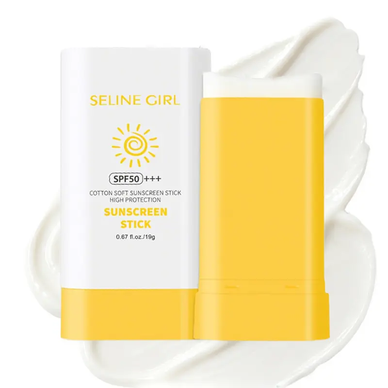 Portable Sunscreen Stick 19g, SPF50+ PA+++ Sweat‑Resistant Sun Stick, Fragrance‑Free No Whitening Matte Finish Face Body Sun Protection for Daily Outdoor