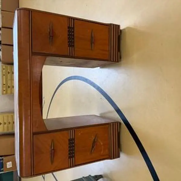 Art Deco Waterfall Vanity Desk