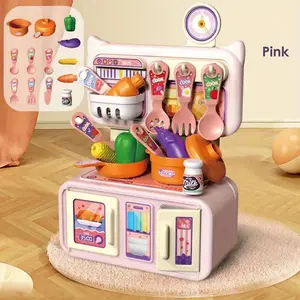 Mini Kitchen Toy Simulation Cooking Set, Pretend Play Girl Toys, Realistic Cookware Role-Playing Kit, Educational Gift, Miniature Cooking Set