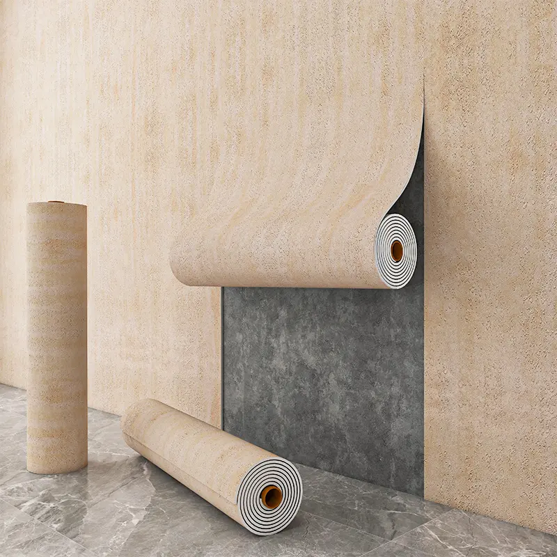 3D Stone Textured Peel-and-Stick Wallpaper Roll, Waterproof Self-Adhesive Faux Stone Decorative Sticker, Renter-Friendly Wall Stickers for Living Room, Bedroom Accent Wall Renovation, Textured Wall Paper high-quality decor