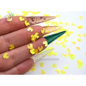 RUBBER DUCKY shape Glitter- Pixie Shapes-