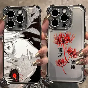 Tokyos Anime Ghouls Hot For Samsung Galaxy A56 Clear Case A55 A54 A52 A53 5G A36 A34 A35 A33 A50 A73 A26 A25 A16 A06 Phone Cover
