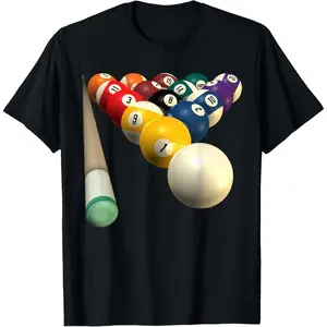 8-Ball Pool Team T-Shirts for BAR League Protecting T-Shirt